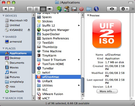 UIF2ISO for Mac